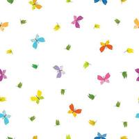 Colorful butterfly pattern Seamless vector background Use for publications, fabrics, textiles