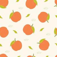 patrón de vector de fruta de manzana, diseño dibujado a mano de textura transparente utilizado para papel tapiz de impresión, decoración, ilustración de vector textil sobre fondo blanco