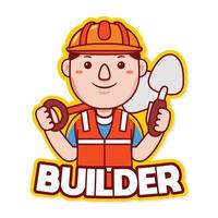 BUILDER PROFESSION LOGO vector