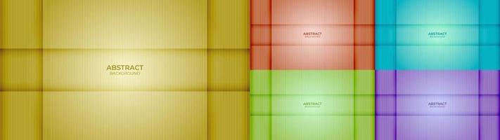 Minimal colorful gradient abstract background yellow, red, blue, green and purple color beautiful with light line texture. Vector illustration