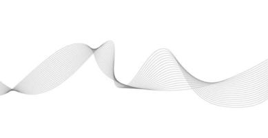 Abstract wavy stripes on a white background isolated. Wave line art, Curved smooth design. Vector illustration EPS 10.