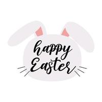 happy easter icon vector