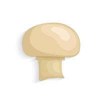 champignon mushroom, cartoon illustration vector