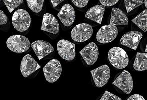 diamonds on black photo