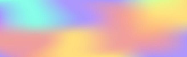 Blurred large panoramic summer background multicolored gradient vector