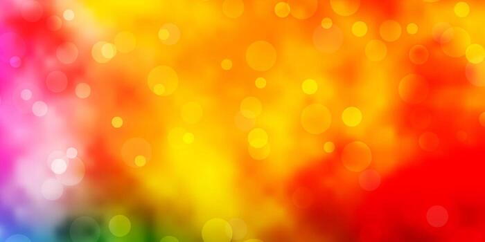 Light Multicolor vector pattern with spheres.