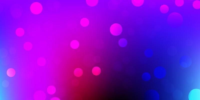 Dark blue, red vector texture with disks.