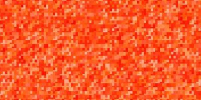 patrón de vector naranja claro en estilo cuadrado.