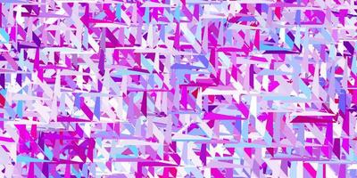 Light blue, red vector background with polygonal forms.