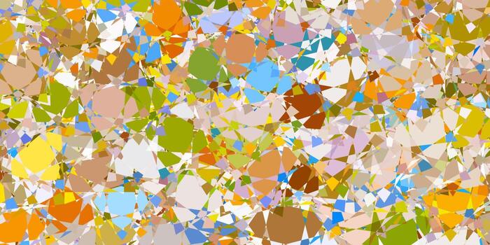 diseño de vector azul claro, amarillo con formas triangulares.