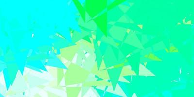 Light green vector background with polygonal forms.
