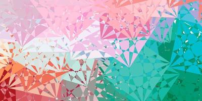 Light Green, Red vector texture with random triangles.