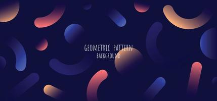 Abstract geometric design element of colorful artwork pattern template. Minimal style of decorative background. illustration vector