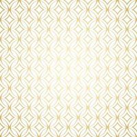 Linear gold art deco simple seamless pattern with round shapes, white and gold colors vector