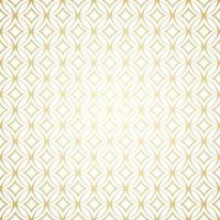 art deco de oro lineal simple patrón sin costuras con formas redondas, colores blanco y dorado vector