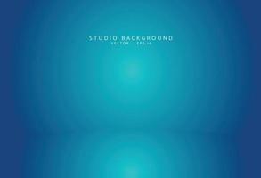 Empty blue studio room Backdrop. Light interior with copyspace for your creative project . Vector illustration EPS 10