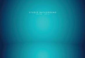 Empty blue studio room Backdrop. Light interior with copyspace for your creative project . Vector illustration EPS 10