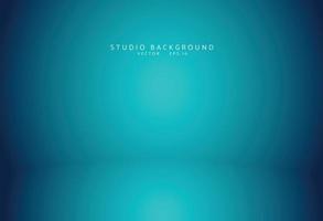 Empty blue studio room Backdrop. Light interior with copyspace for your creative project . Vector illustration EPS 10