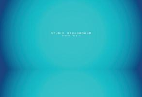 Empty blue studio room Backdrop. Light interior with copyspace for your creative project . Vector illustration EPS 10