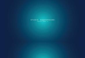 Empty blue studio room Backdrop. Light interior with copyspace for your creative project . Vector illustration EPS 10