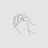 hand pray gesture illustration design