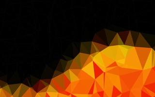 Light Orange vector abstract mosaic background.