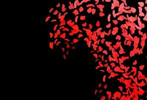 Dark Red vector pattern with chaotic shapes.