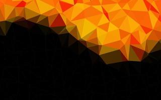 Light Orange vector polygonal background.