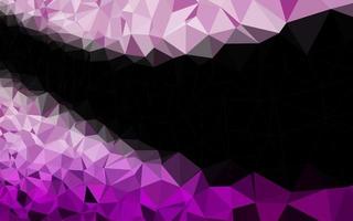 Telón de fondo de mosaico abstracto de vector púrpura claro.