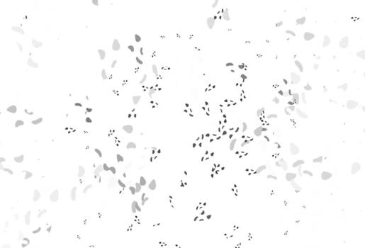 Light silver, gray vector texture with random forms.