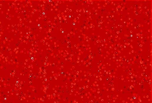 patrón de vector rojo claro con esferas.