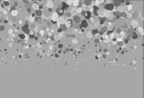 Light Silver, Gray vector pattern with lines, ovals.