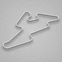 Brno Circuit for motorsport and autosport. vector