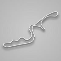 Suzuka Circuit for motorsport and autosport. vector