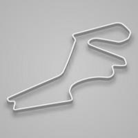 Istanbul Circuit for motorsport and autosport. vector