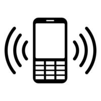 icono de teléfono icono de teléfono símbolo de aplicación y messenger vector