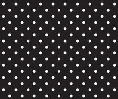 black and white polka dot pattern background vector