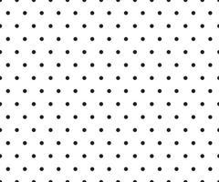black and white polka dot pattern background vector