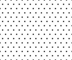 black and white polka dot pattern background vector