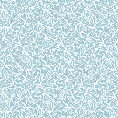 Cactus plant pattern for textile, pastel delicate greenery color