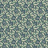 patrón de planta de cactus para textiles, color verde pastel delicado