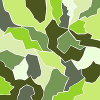 Lime Green Minimal Mosaic Scrappy Shape Pattern vector