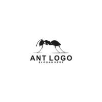 ant logo template vector, icon in white background vector