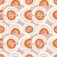 Abstract seamless pattern with brush stroke and marker. Hand drawn doodle shapes, marks and lines. Creative colorful background. Vector illustration