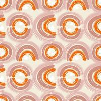 Abstract seamless pattern with brush stroke and marker. Hand drawn doodle shapes, marks and lines. Creative colorful background. Vector illustration