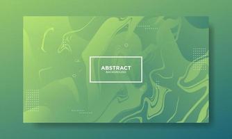 Abstract Green Fluid Wave Background vector