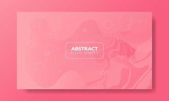 Abstract Pink Fluid Wave Background vector