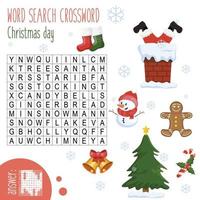 word search printable crossword vector