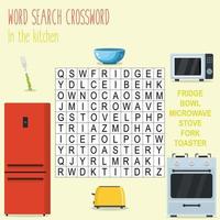 Printable word search puzzle vector