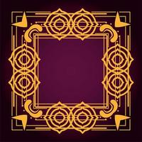 background art deco frames style vector